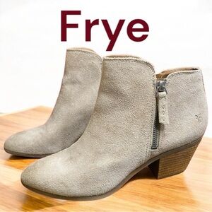 Frye-NWT Judith Double Zip Suede Ankle
Booties/Boots color is Ash. Size 9  NEW!